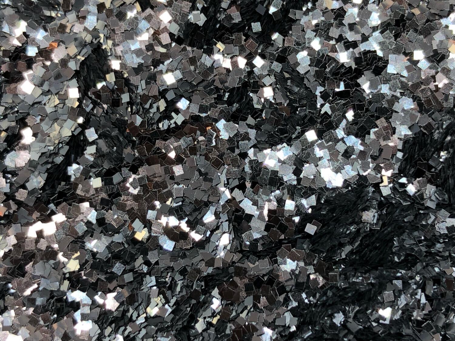 .015 Hex Cut Polyester Glitter, Color: 801S Silver, Weight: 2 OZ