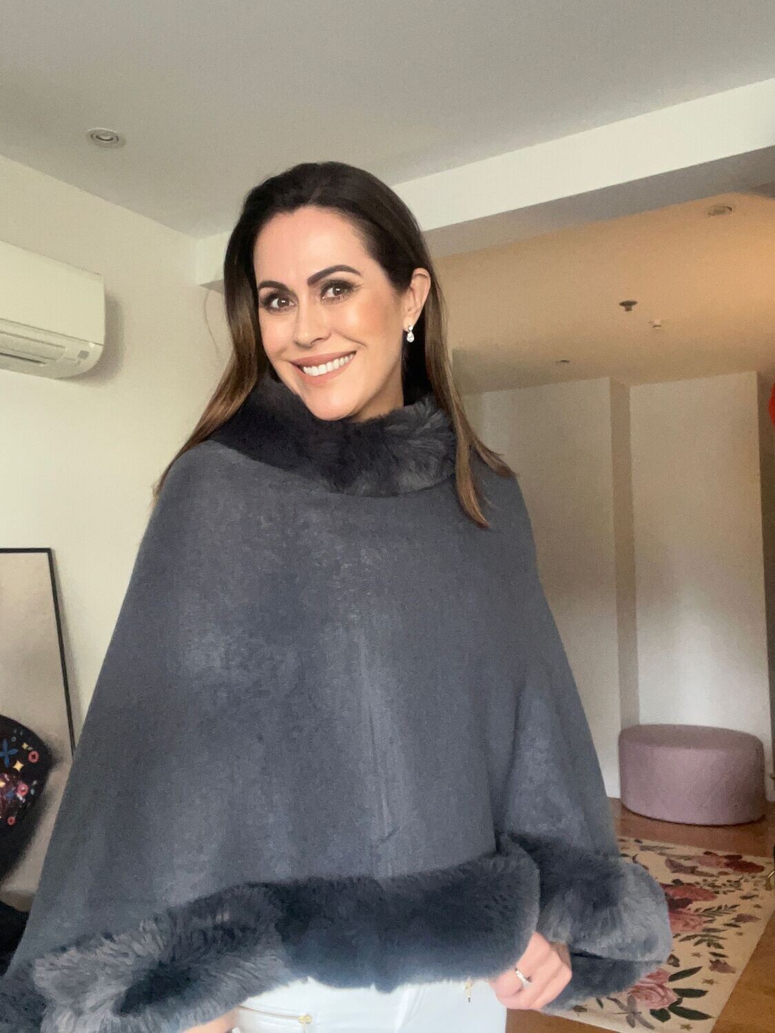 Poncho - Grey