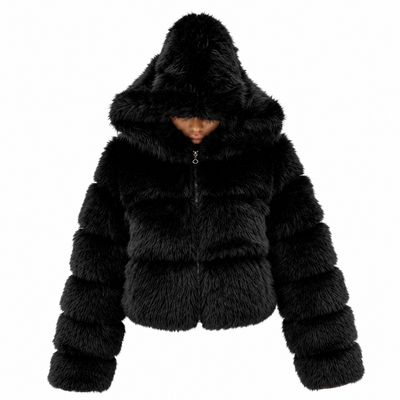 The Ultimate Luxe Faux Fur Bomber Jacket - Black The Ultimate Luxe Faux Fur Bomber Jacket - Black