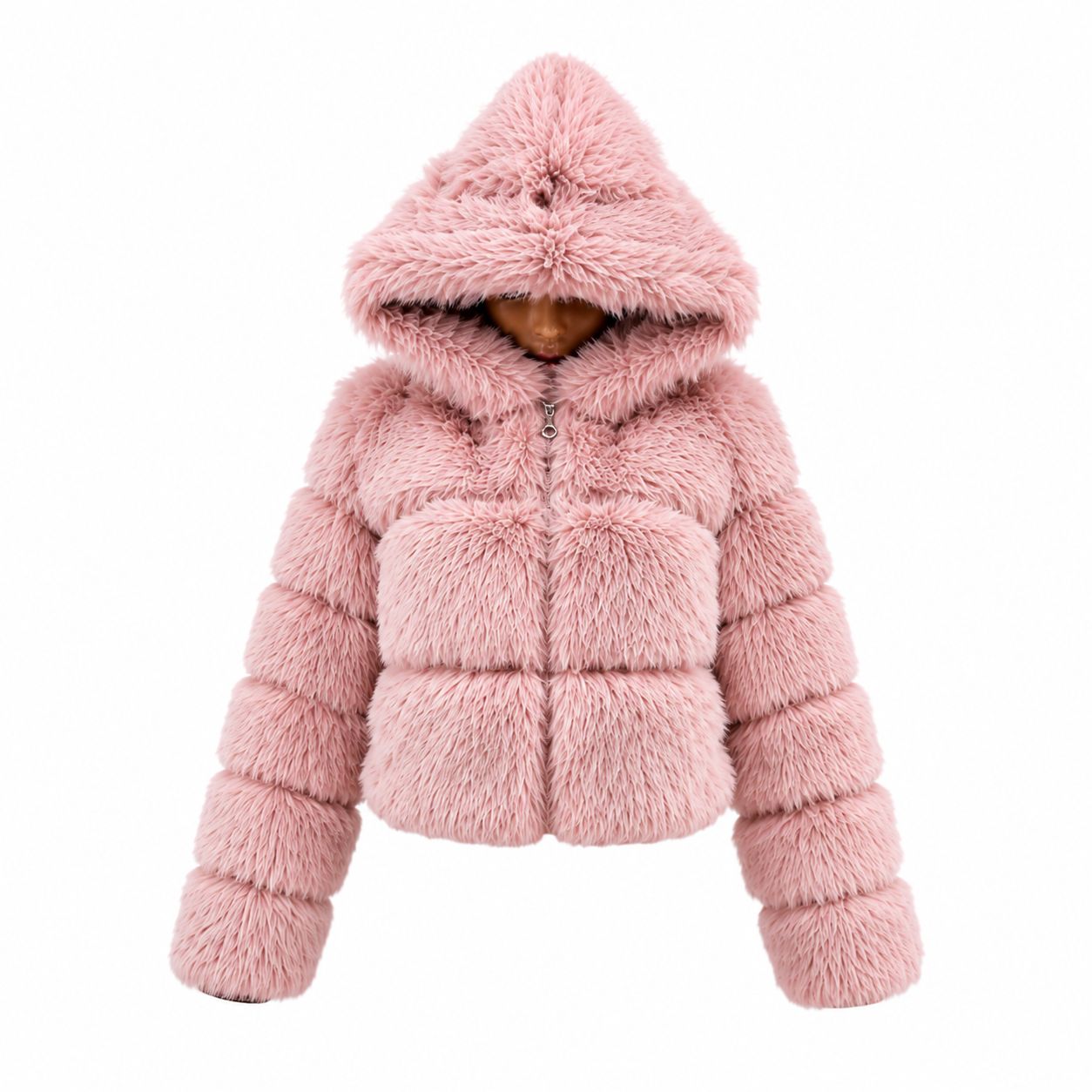 The Ultimate Luxe Faux Fur Bomber Jacket - Pink The Ultimate Luxe Faux Fur Bomber Jacket - Pink