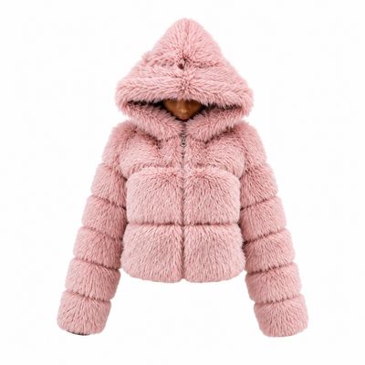 The Ultimate Luxe Faux Fur Bomber Jacket - Pink The Ultimate Luxe Faux Fur Bomber Jacket - Pink