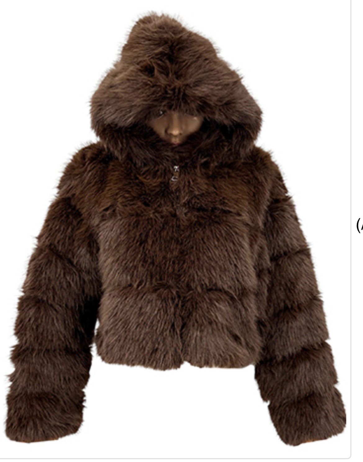 The Ultimate Luxe Faux Fur Bomber Jacket - Chocolate The Ultimate Luxe Faux Fur Bomber Jacket - Chocolate