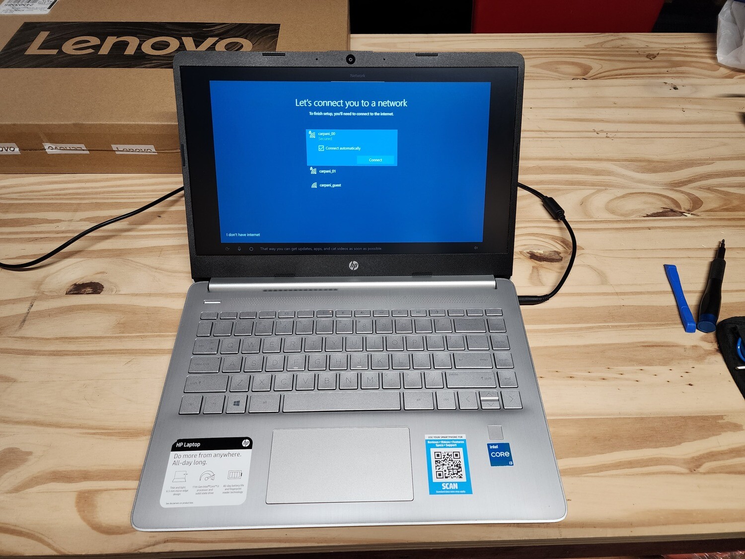 HP 14-dq2031tg 14.1 inch (128GB, Intel I3, 8GB) Laptop - Silver - 333V2UA