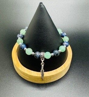 Green Aventurine & Sodalite Bracelet