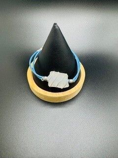 Blue Leather Seaglass