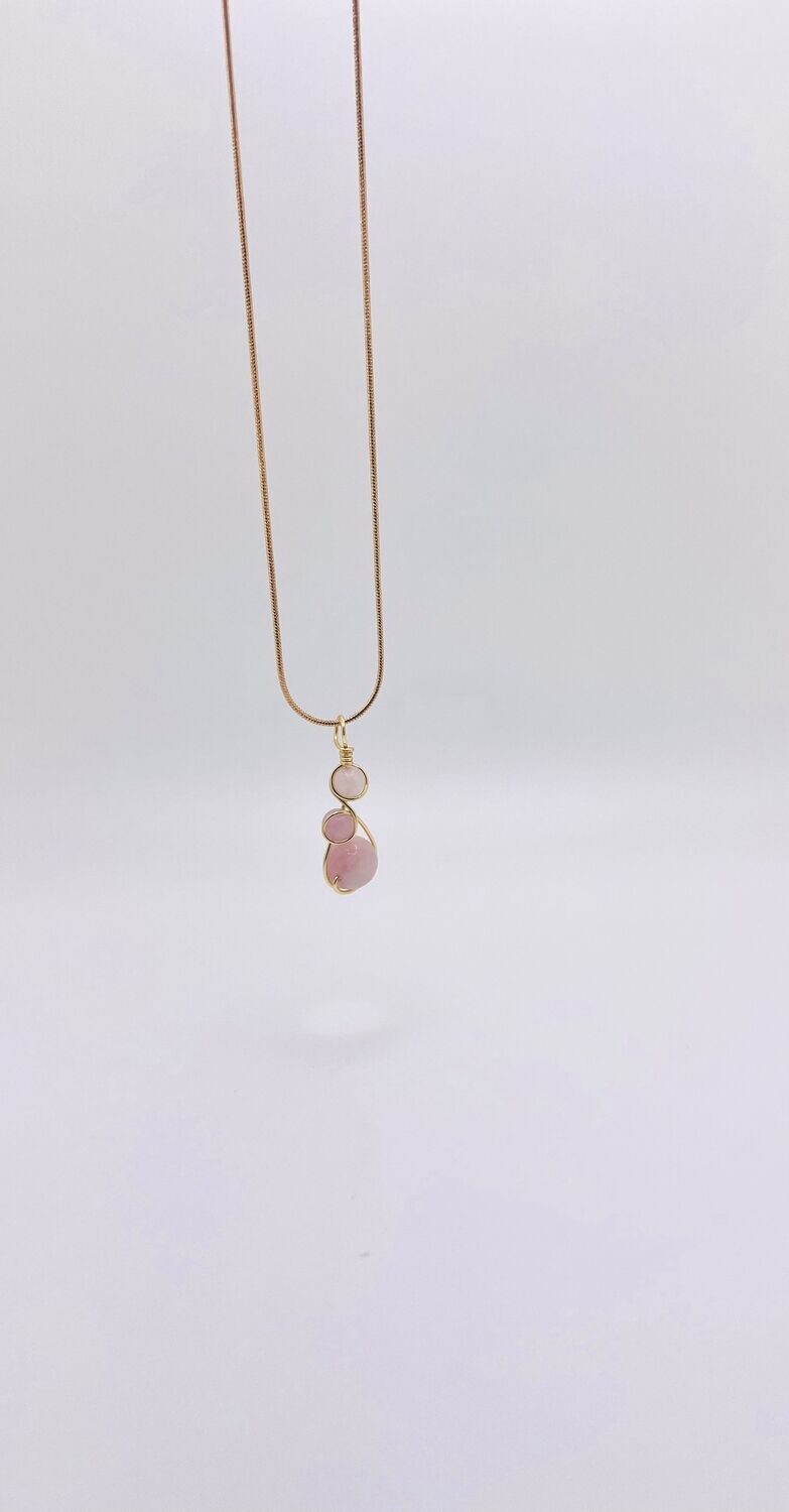 Rose Quartz  3 Stone Stack