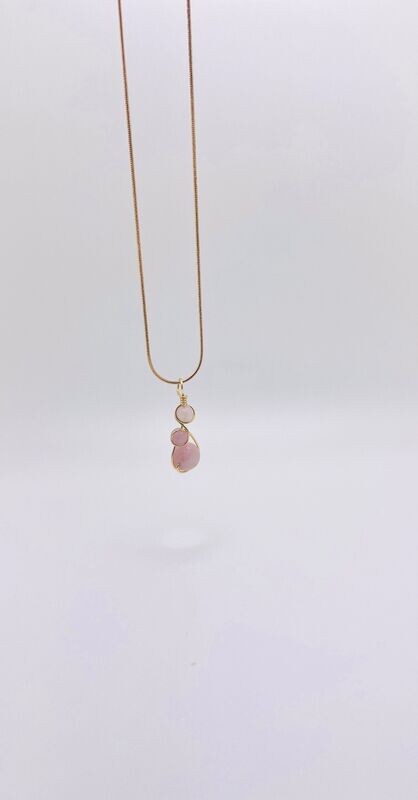 Rose Quartz  3 Stone Stack