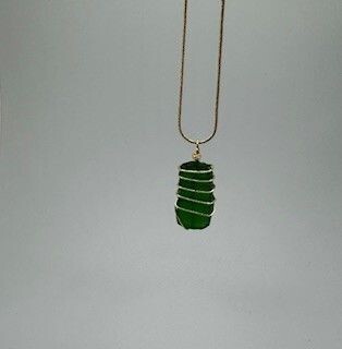 Green Sea glass