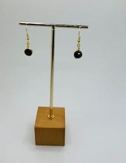 Green Garnet Drop Earrings