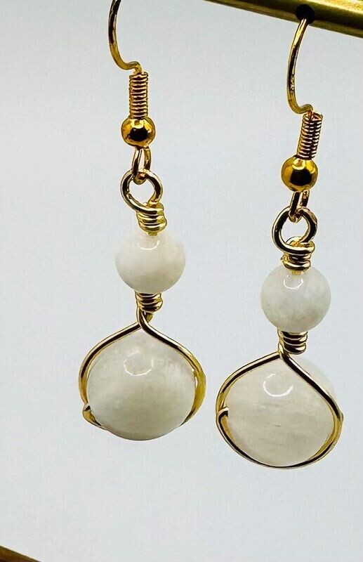 Mother of Pearl Dangle Earrings