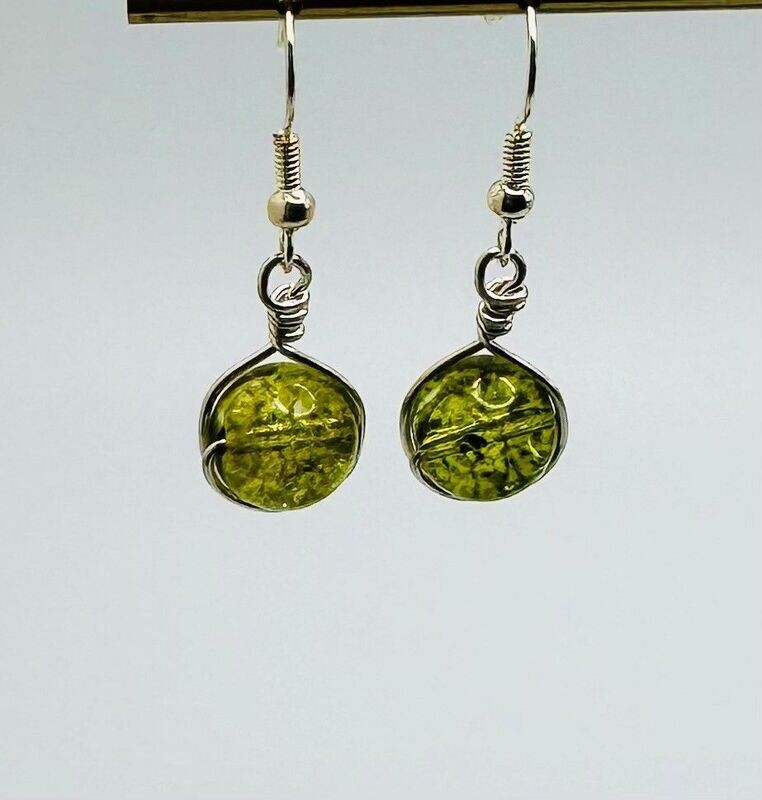 Peridot Drop Earrings