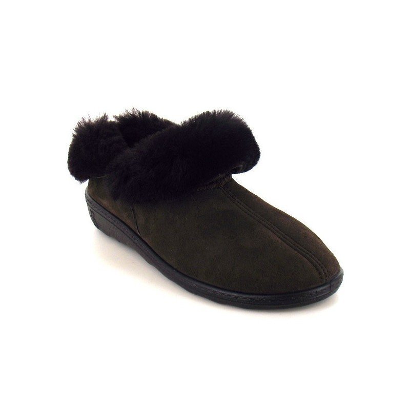 ROMIKA Pantoufle mouton ROMILASTIC 102 marron