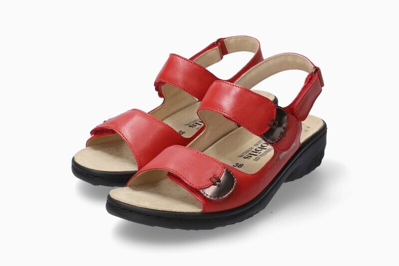 MEPHISTO GETHA sandale MOBILS rouge