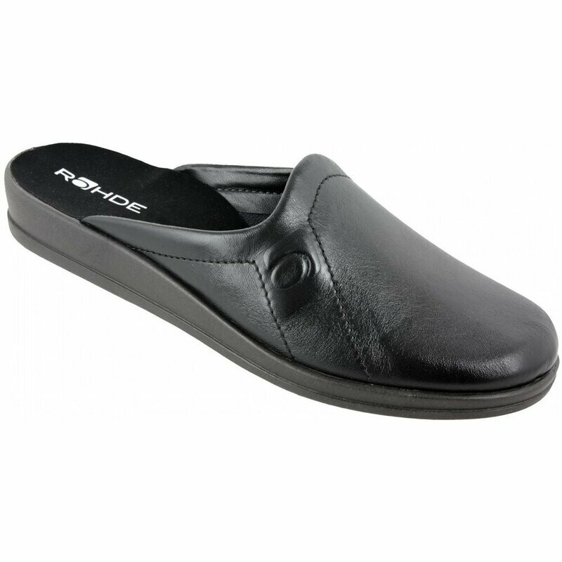 ROHDE mule cuir homme 1558  noir