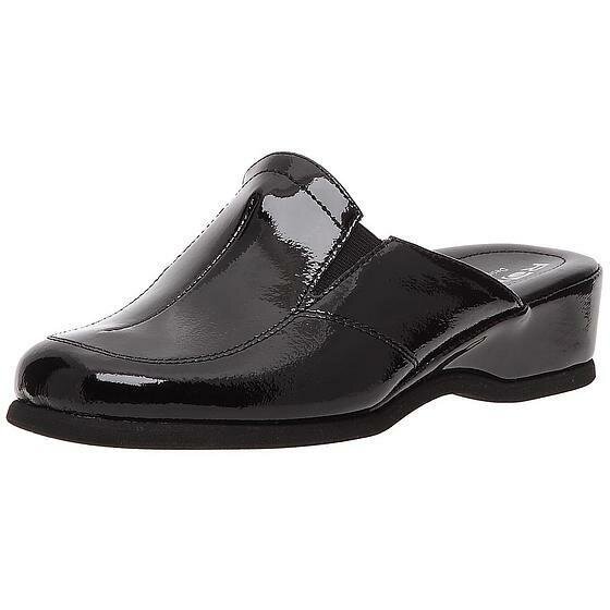 ROHDE mule cuir 6142 verni noir