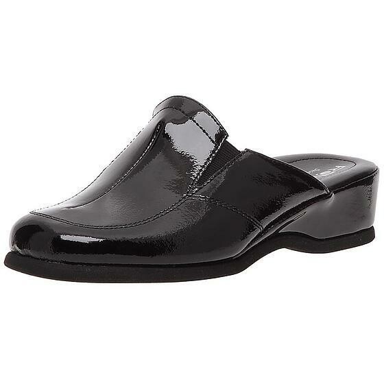 ROHDE mule cuir 6142 verni noir
