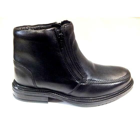 Bottines LONGO mouton double zip