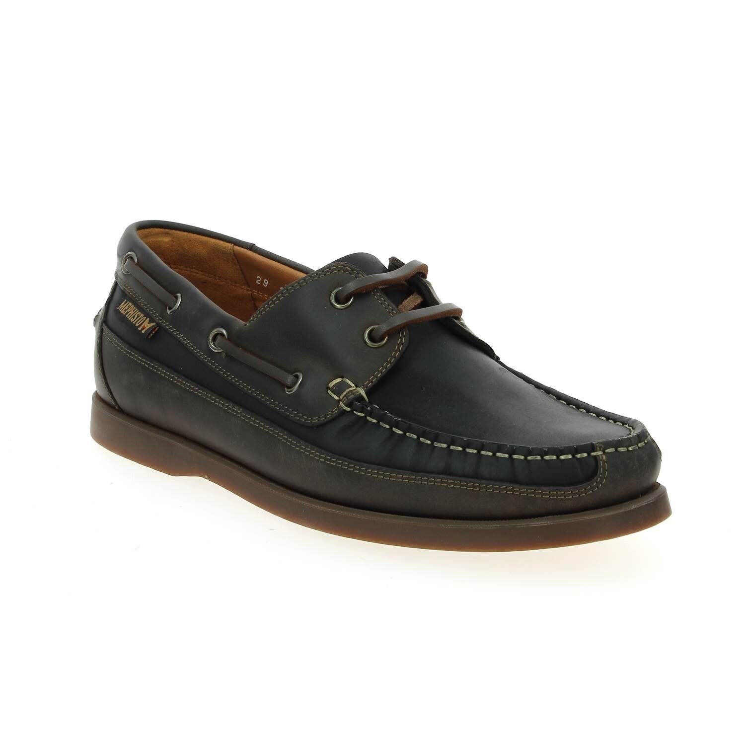 MEPHISTO mocassin BOATING NOIR/MARRON