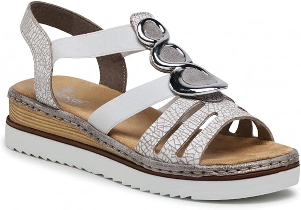 RIEKER sandale 679L4 gris
