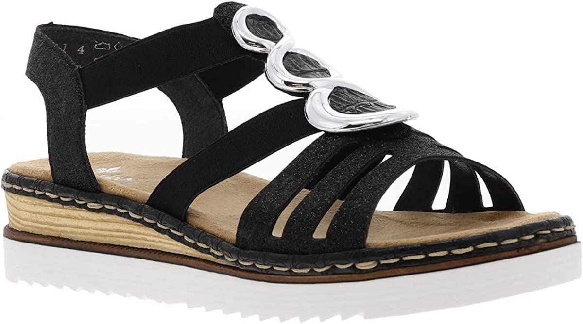 RIEKER sandale 679L4 noir