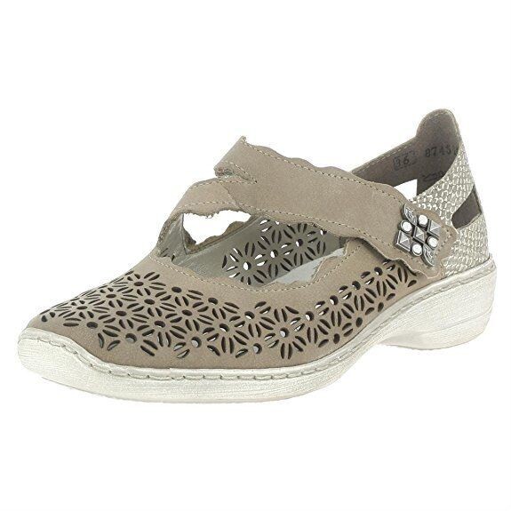 RIEKER 413G4 sandalette femme beige
