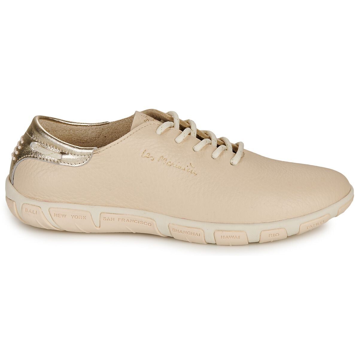 TBS JAZARU basket LIN CHAMPAGNE