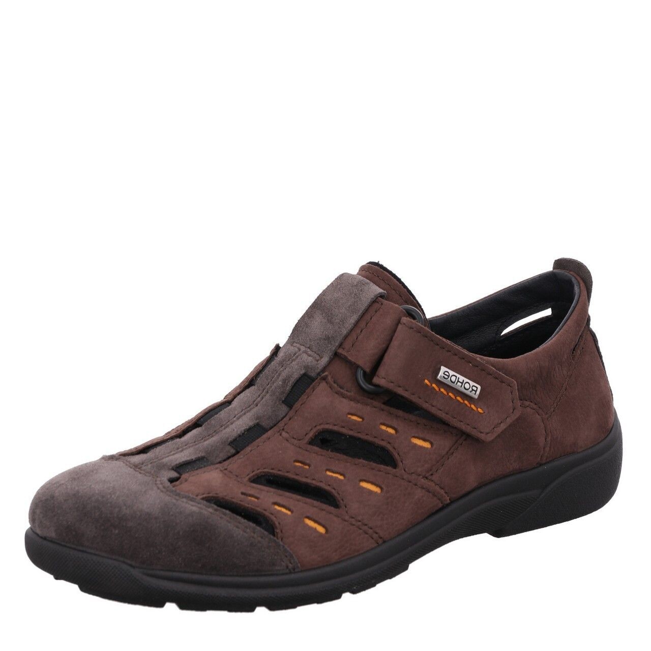 ROHDE 1233 mocassin velcro marron
