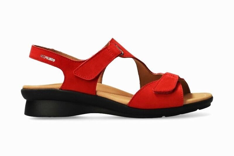 MEPHISTO PARIS sandale femme rouge