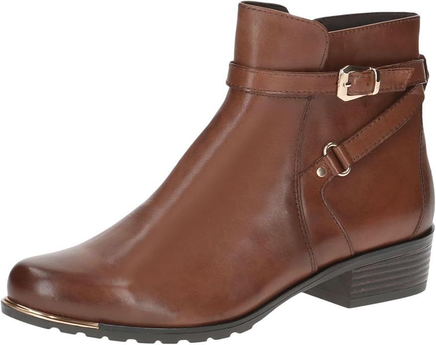 CAPRICE bottine femme 25308 cognac