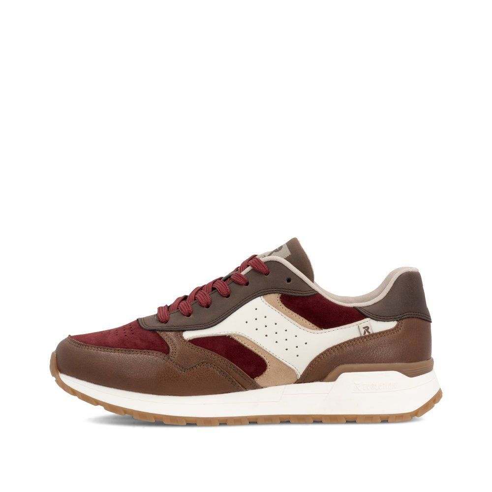 RIEKER W0607 basket  femme marron combi