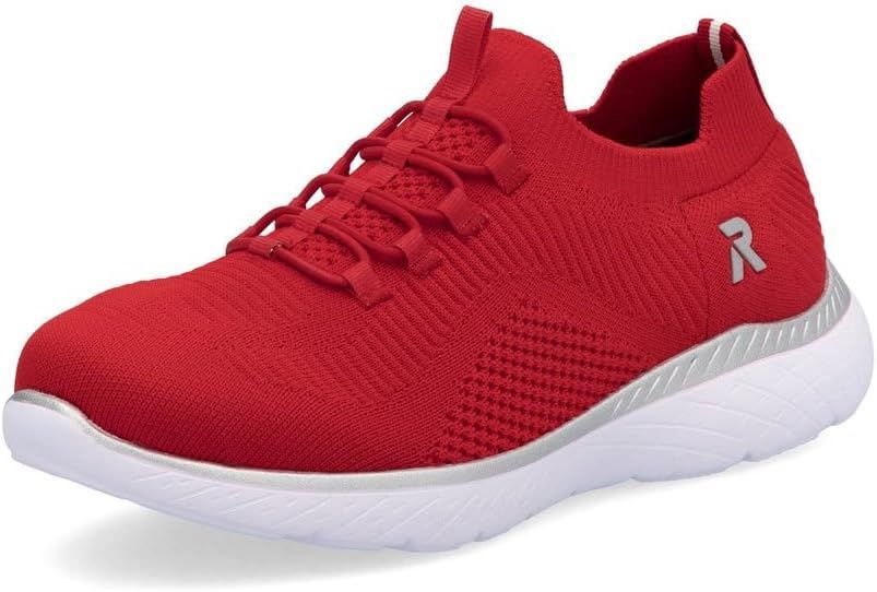 RIEKER M5074 basket toile rouge