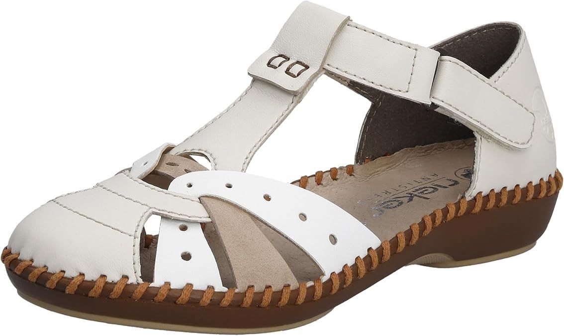 RIEKER M1655 sandale femme blanc/beige