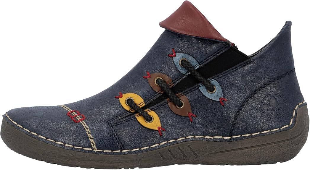 RIEKER 72581 boots court bleu RIEKER 72581 boots court bleu