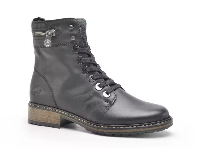 RIEKER Z6810 bottine lacets noir