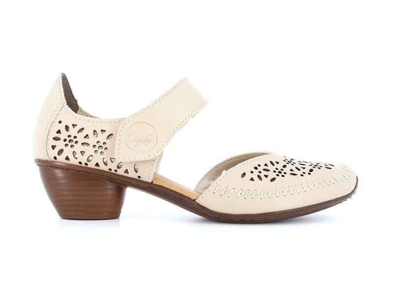 RIEKER 43750 escarpin beige