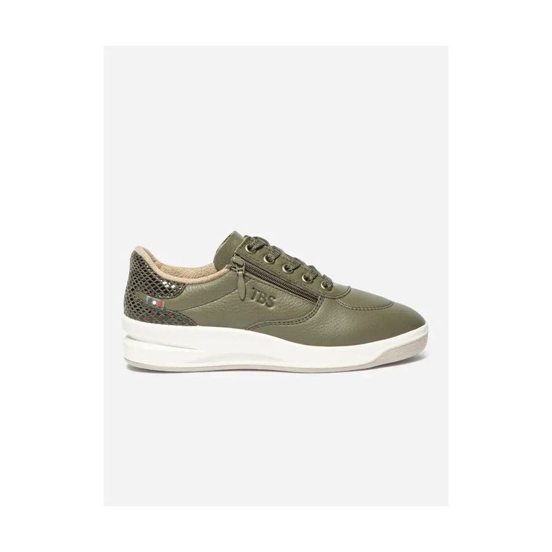 TBS BRAZIP2 basket femme kaki