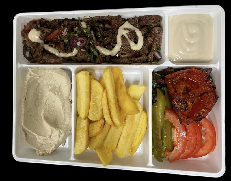 Shawarma boeuf ou poulet avec accompagnement