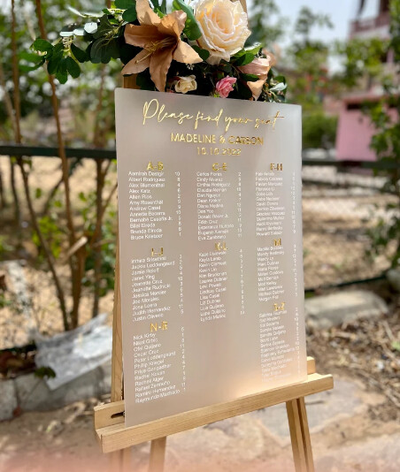 Frosted acrylic Perspex sign BLANK event wedding A3 A2 A1 A0 3mm