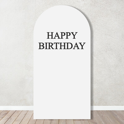 Happy Birthday acrylic sign (New Roman Font)