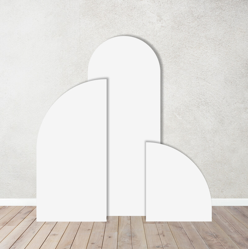 3x Half arch SET sailboard back drop balloon display