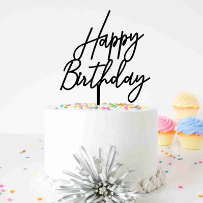 Happy Birthday cake topper