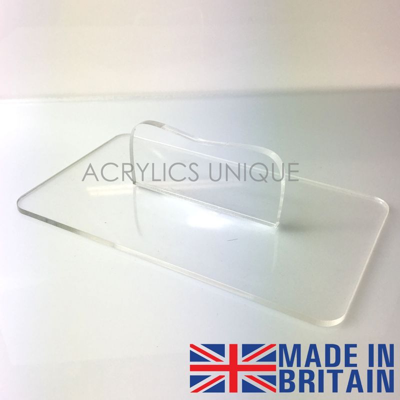 Rectangle Acrylic Cake icing fondant smoother polisher