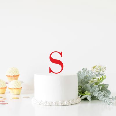 Large letter acrylic cake topper Large letter acrylic cake topper
