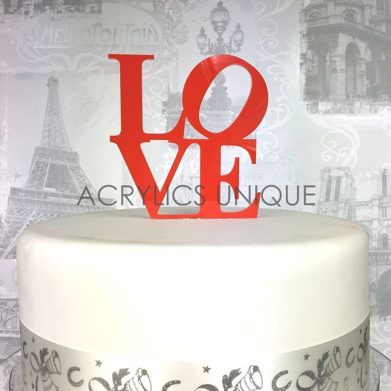 Love Cake Topper