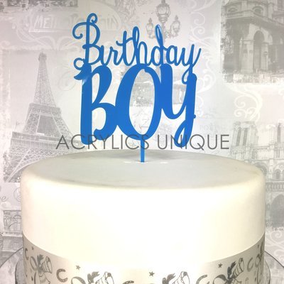 Birthday Boy Cake Topper
