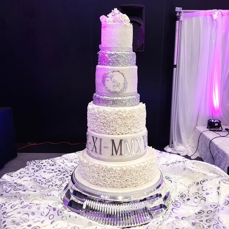 Roman Numerals set, Numeral Cake Charm, Acrylic Cake Motif, Cake Motifs