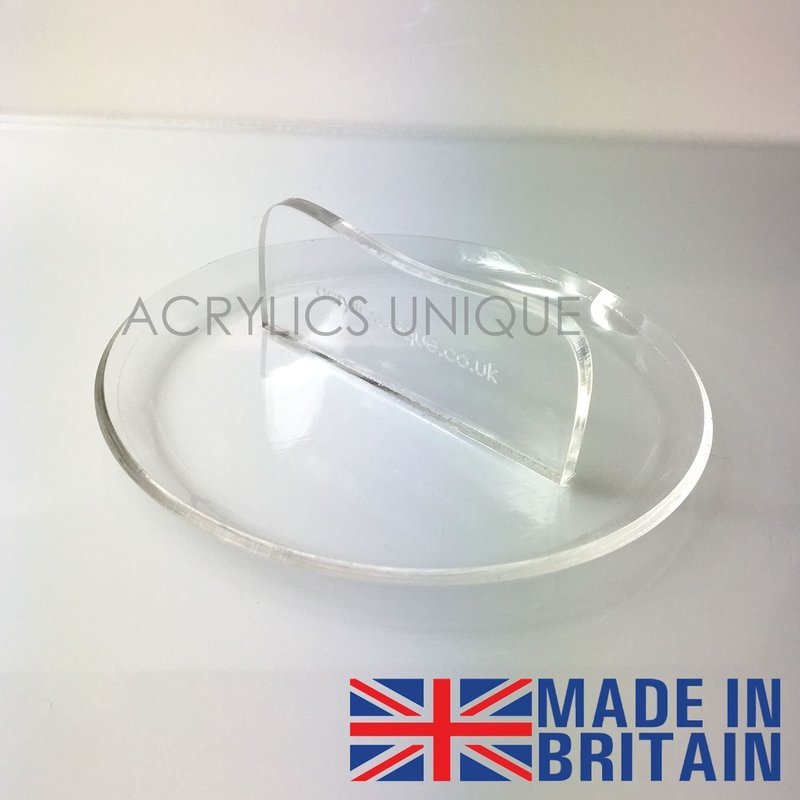 Round Acrylic Cake icing fondant smoother polisher