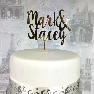 Personalised first names Cake topper