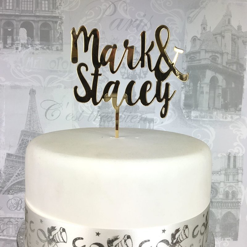 Personalised first names Cake topper