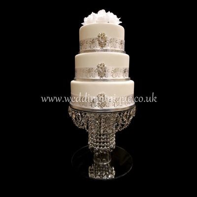Glass Crystal Cake Stand (Annabelle)